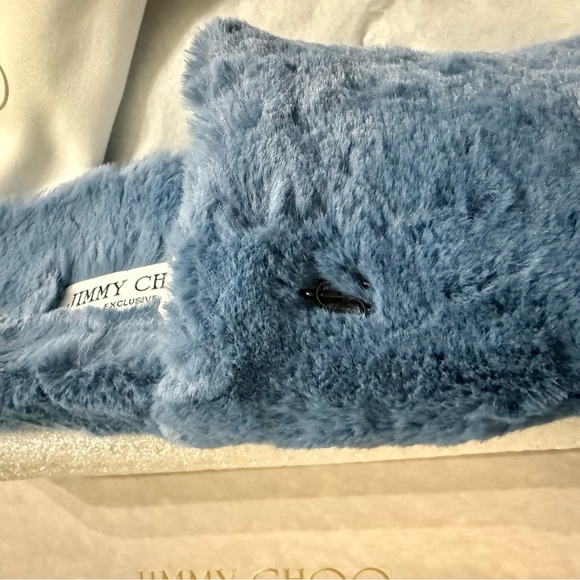 New in box Jimmy Choo Faux Fur Aliette Slippers - Picture 7 of 11